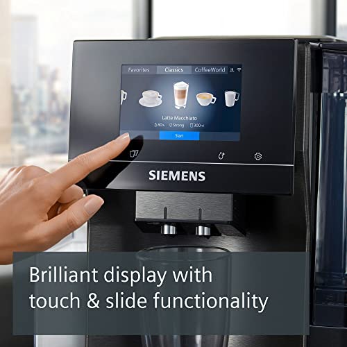 SIEMENS TQ707GB3 EQ700 Home Connect Bean to Cup Fully Automatic Freestanding Coffee Machine – Anthracite