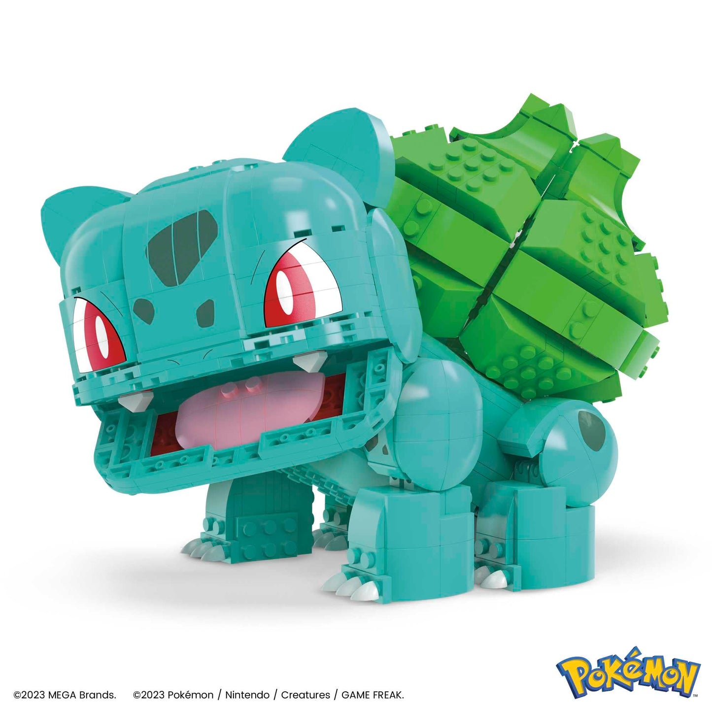 MEGA Pokémon Action Figure Building Toys for Kids, Jumbo Bulbasaur with 355 Pieces, Buildable and Poseable, 7 inches, 7 Year Old Gift Idea